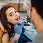 patient receiving dental treatment